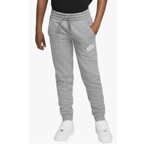 Nike Kids Sportswear Club Fleece Joggers Gray Brand New Small